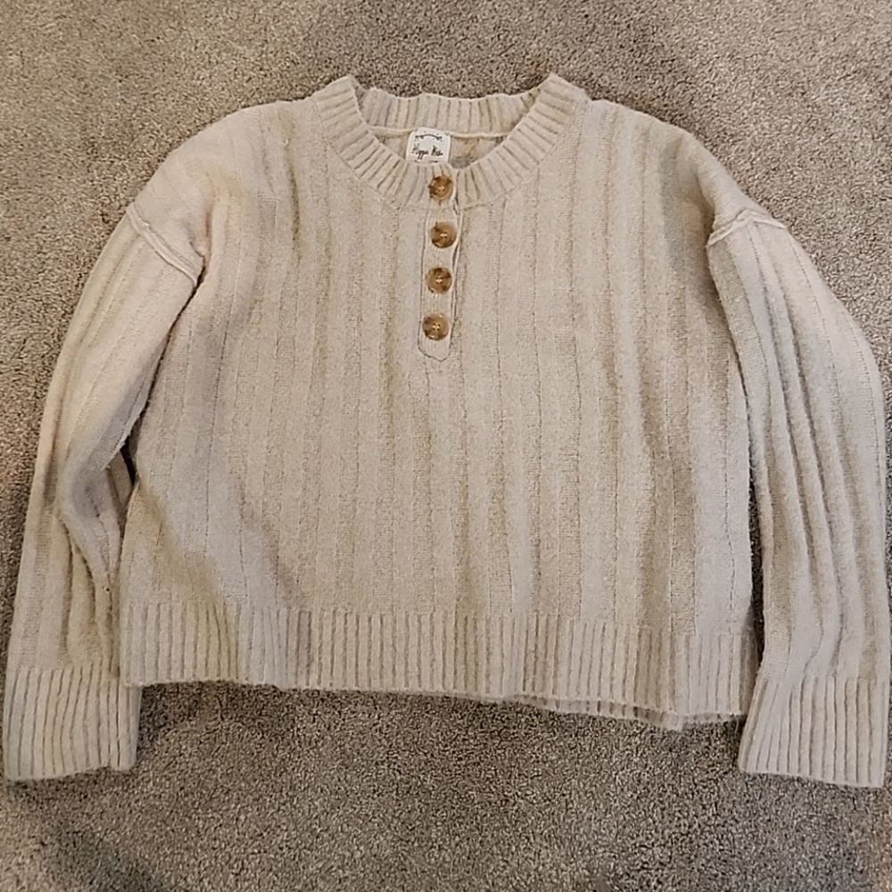 Women's Size Large Cropped Sweater